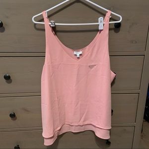Light pink reversible tank top
